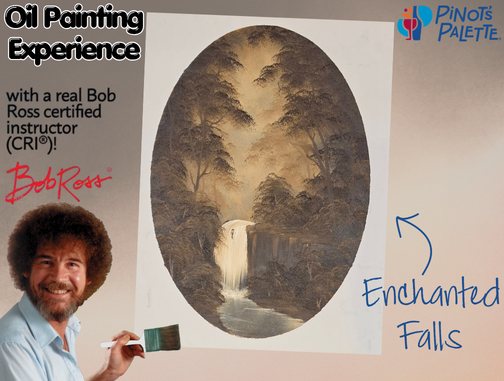 Bob Ross Oil Painting - with Certified Ross Instructor Anam Bokhari
